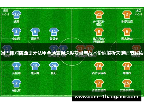姆巴佩对阵西班牙法甲全场表现深度复盘与战术价值解析关键细节解读
